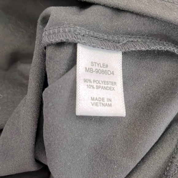 Women’s Super Soft Black Mock Neck Long Sleeve Body Suit NWT - Picture 6 of 6